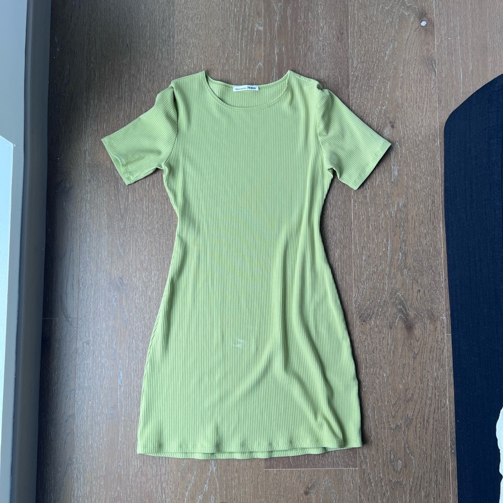 Reformation Lime Green Dress